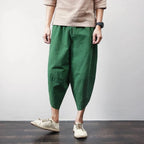 Cotton Linen Joggers - Men’s Clothing & Accessories - 10