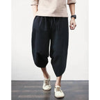 Cotton Linen Joggers - Men’s Clothing & Accessories - 5