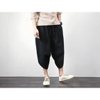 Cotton Linen Joggers - Men’s Clothing & Accessories - 7