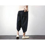 Cotton Linen Joggers - Men’s Clothing & Accessories - 8