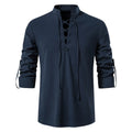 Men’s Cotton Linen Tee Shirt - T-Shirts - 10