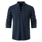 Men’s Cotton Linen Tee Shirt - T-Shirts - 4
