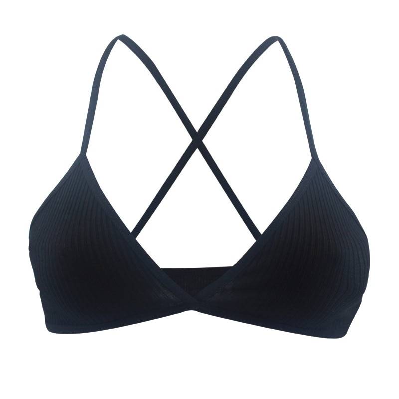 Thin Cotton Underwear Set - Black Bralette / S - Women’s Clothing & Accessories - Underwear - 31 - 2024