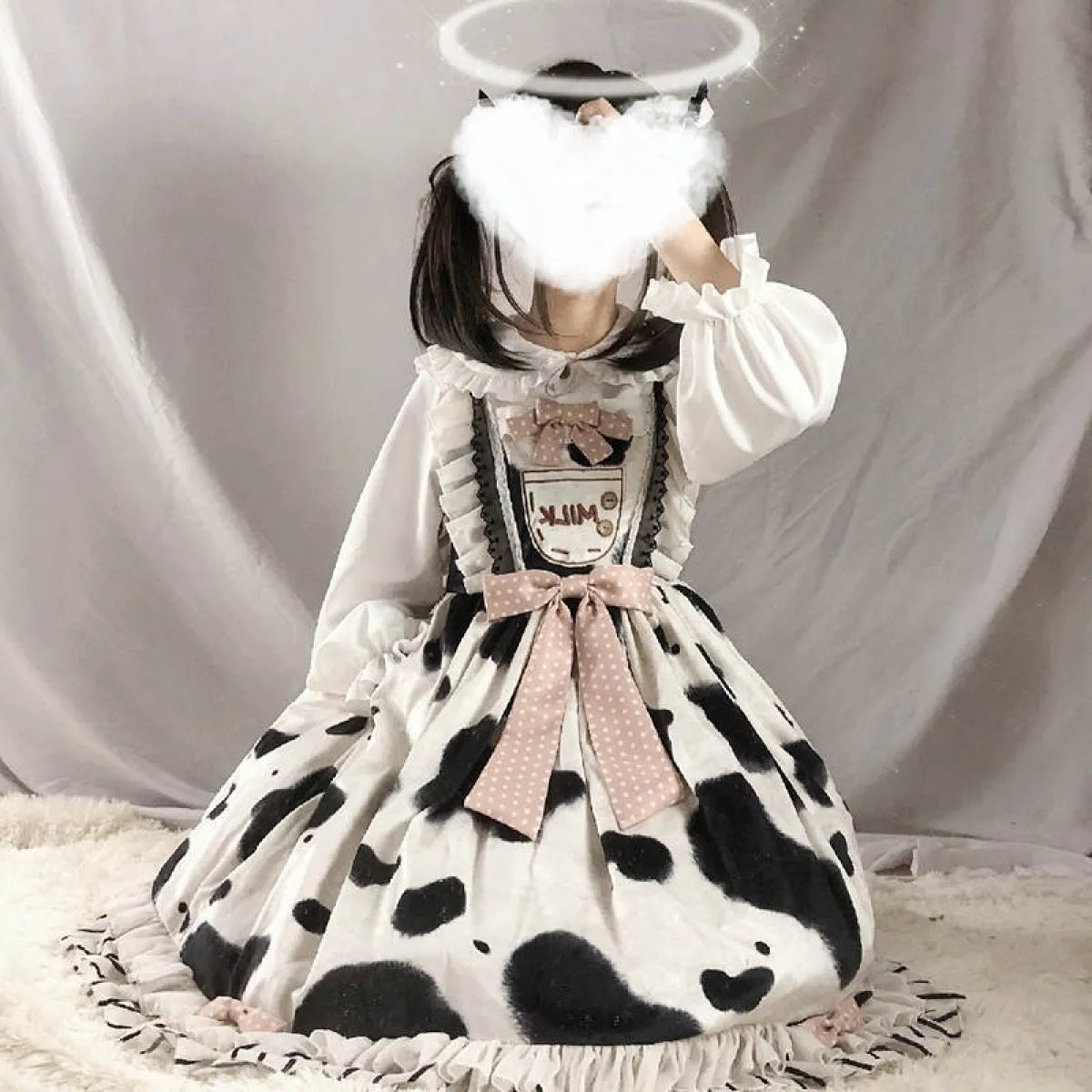Adorable Cow Lolita Dress - All Dresses - 3