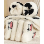 Cute Cow Mink Velvet Socks - Women’s Winter Boot Socks - Women’s Clothing & Accessories - 6