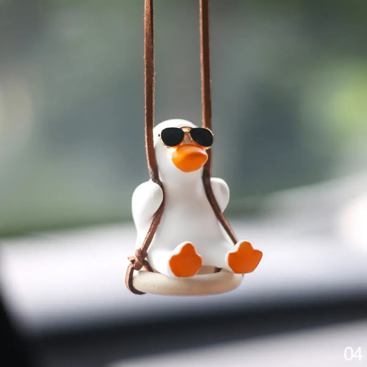 Cute Anime Cowboy Duck Car Pendant - Anime - 16