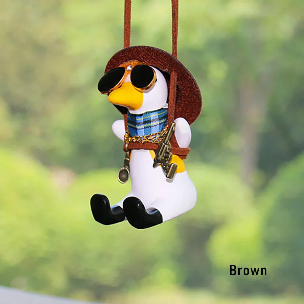 Cute Anime Cowboy Duck Car Pendant - Cow Duck Brown - Anime - Charms & Pendants - 19 - 2024