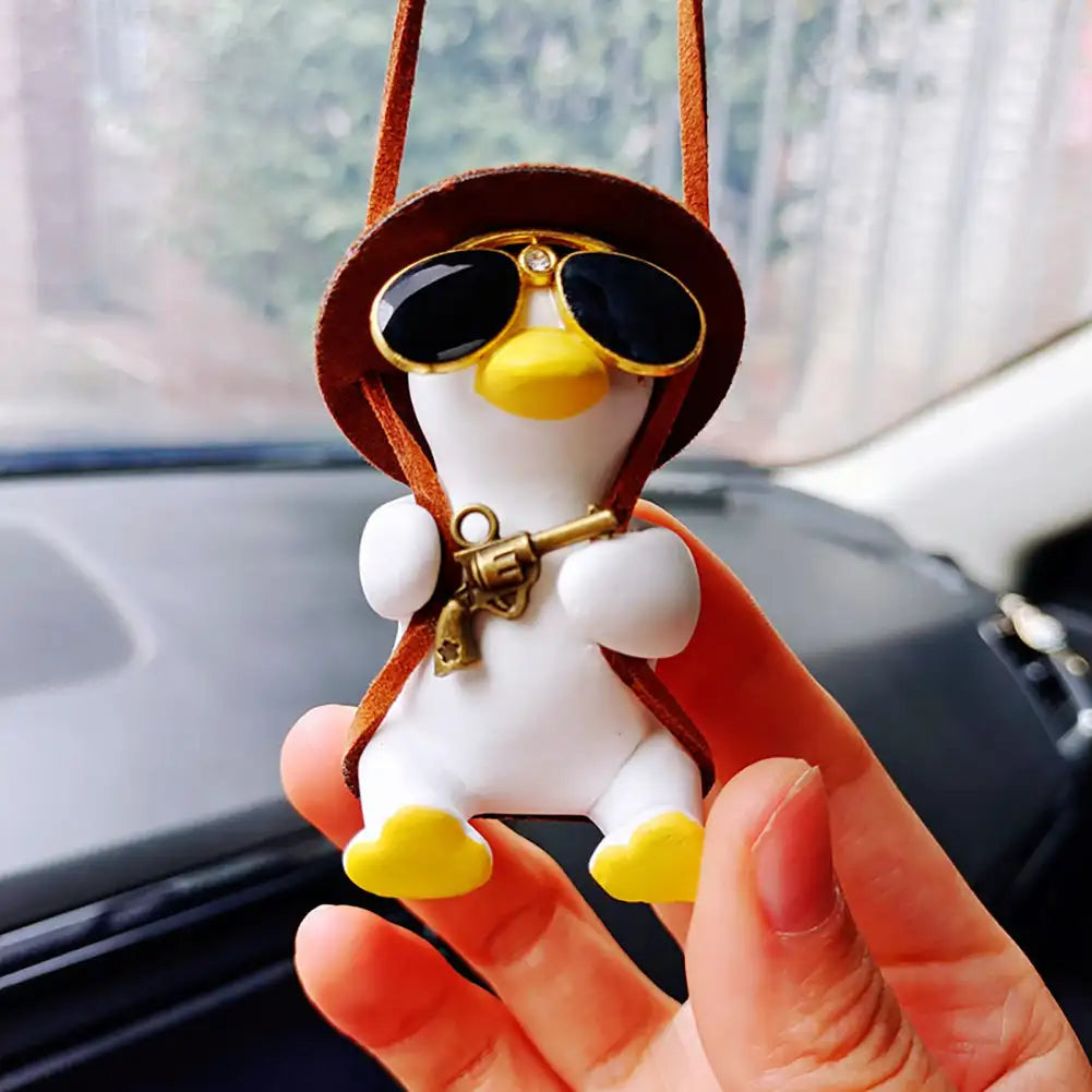 Cute Anime Cowboy Duck Car Pendant - Anime - Charms & Pendants - 4 - 2024