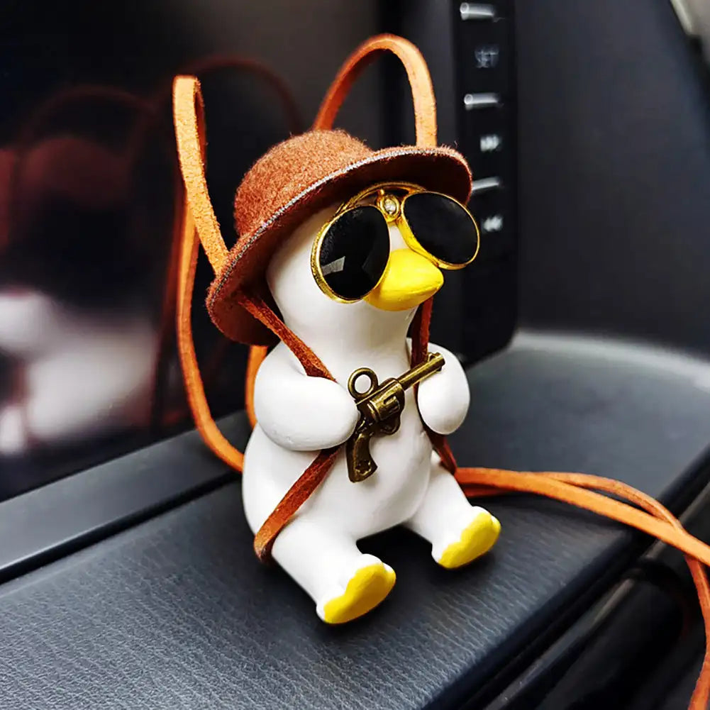 Cute Anime Cowboy Duck Car Pendant - Anime - Charms & Pendants - 6 - 2024