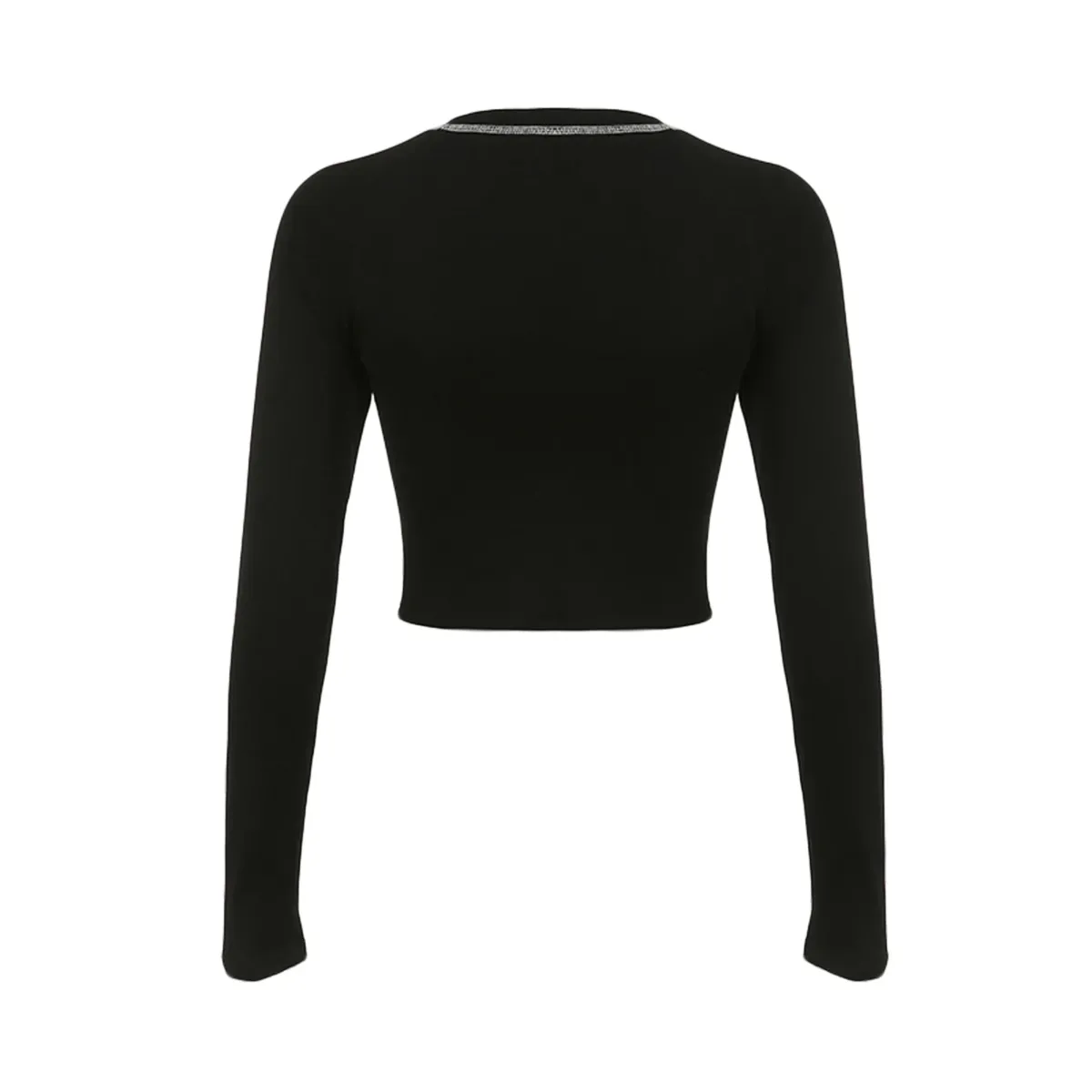 Crew Neck Letter Print Top - Long Sleeve Casual Streetwear T-Shirt - T-Shirts - Long - Boat - Blouses - 8