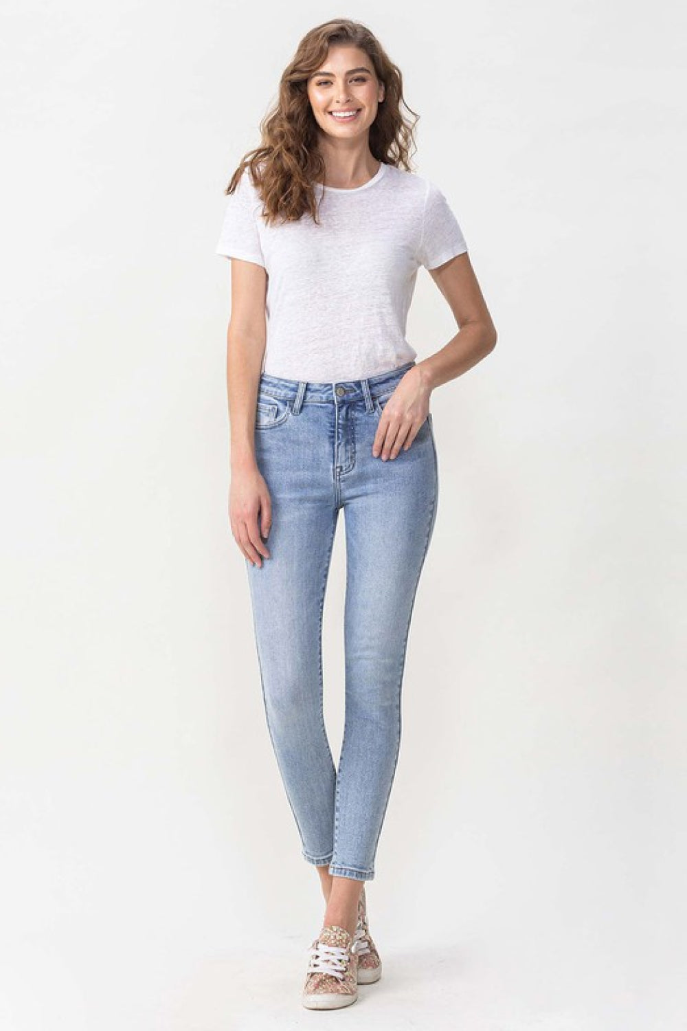 Full Size Talia High Rise Crop Skinny Jeans - Bottoms - Pants - 5 - 2024