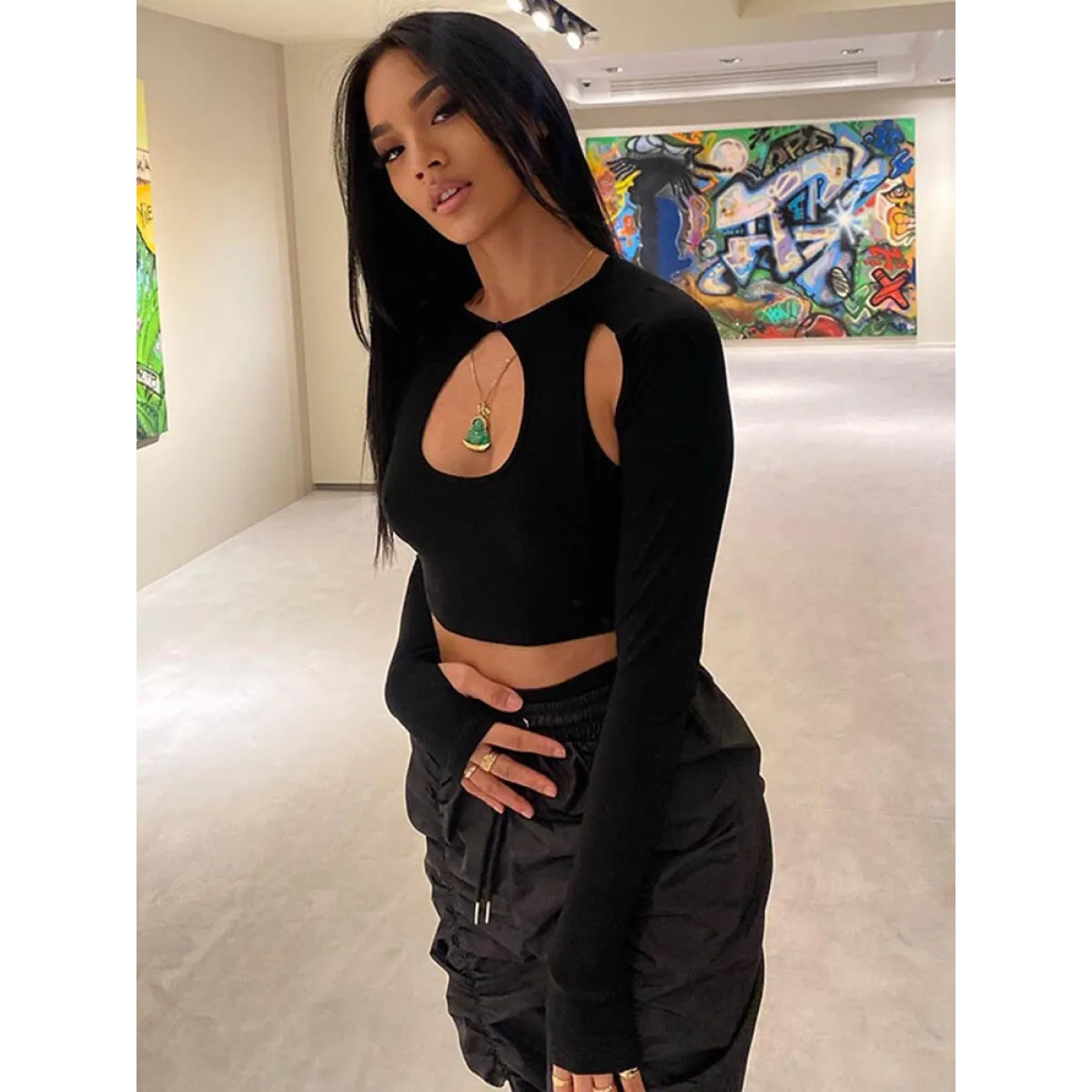 Side With Me Cropped Corset Top - T-Shirts - 3