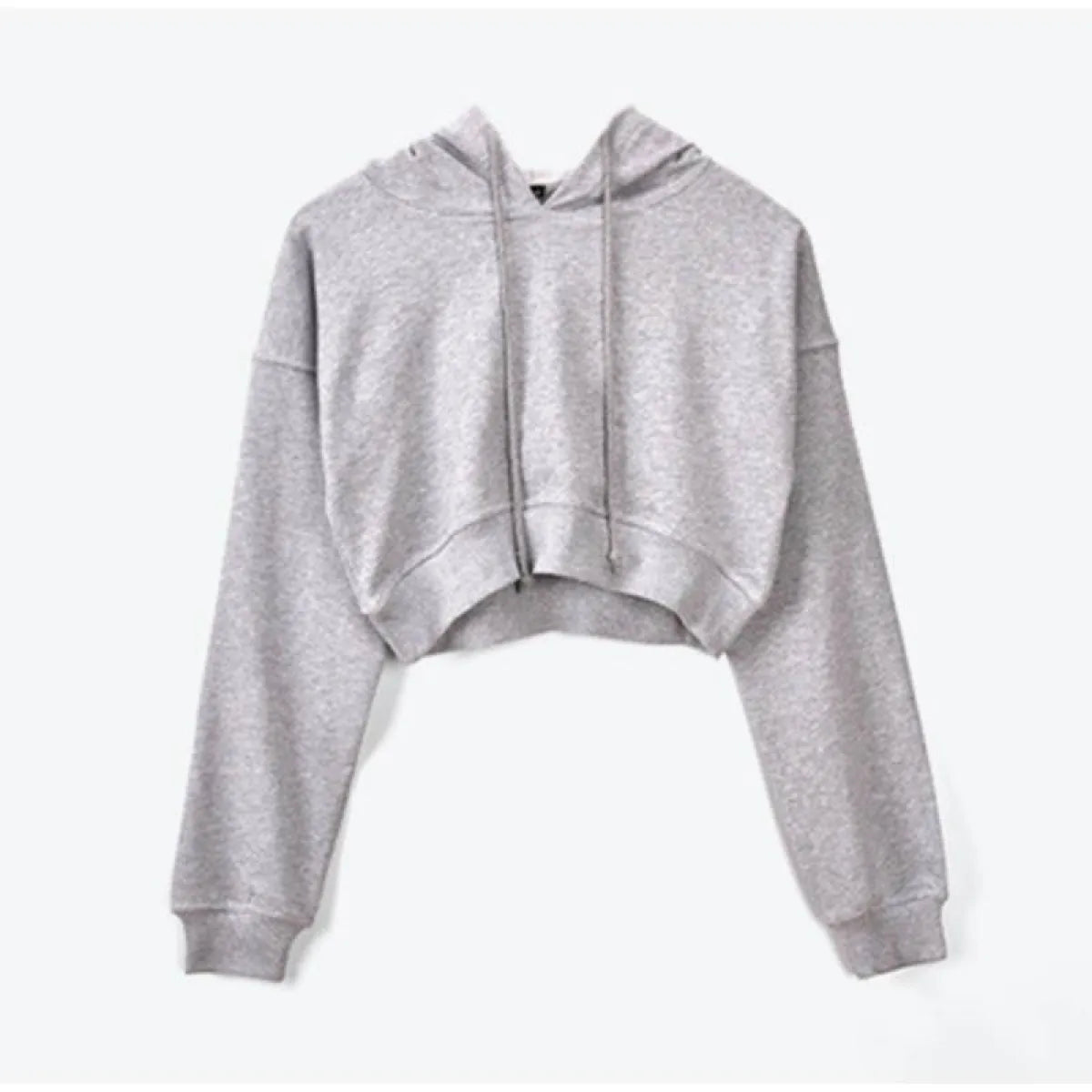 Solid Color Cropped Hoodie - Women’s Clothing & Accessories - 12