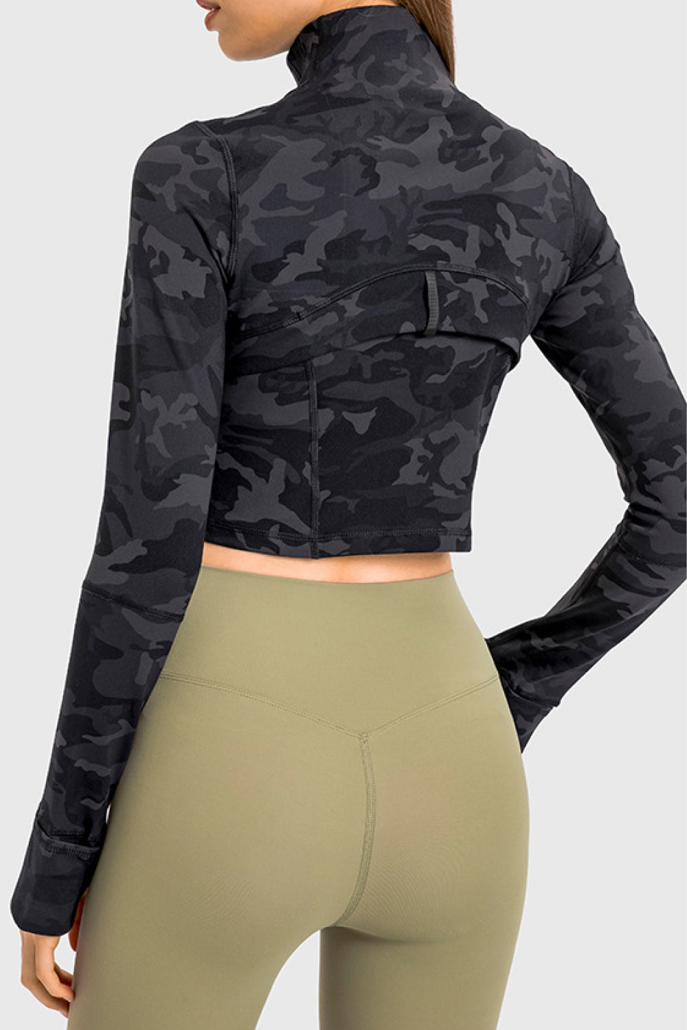 Zip Front Cropped Sports Jacket - Women’s Clothing & Accessories - Shirts & Tops - 13 - 2024