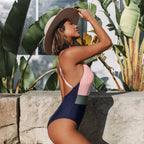 Cross Block One Piece - Women’s Clothing & Accessories - 5