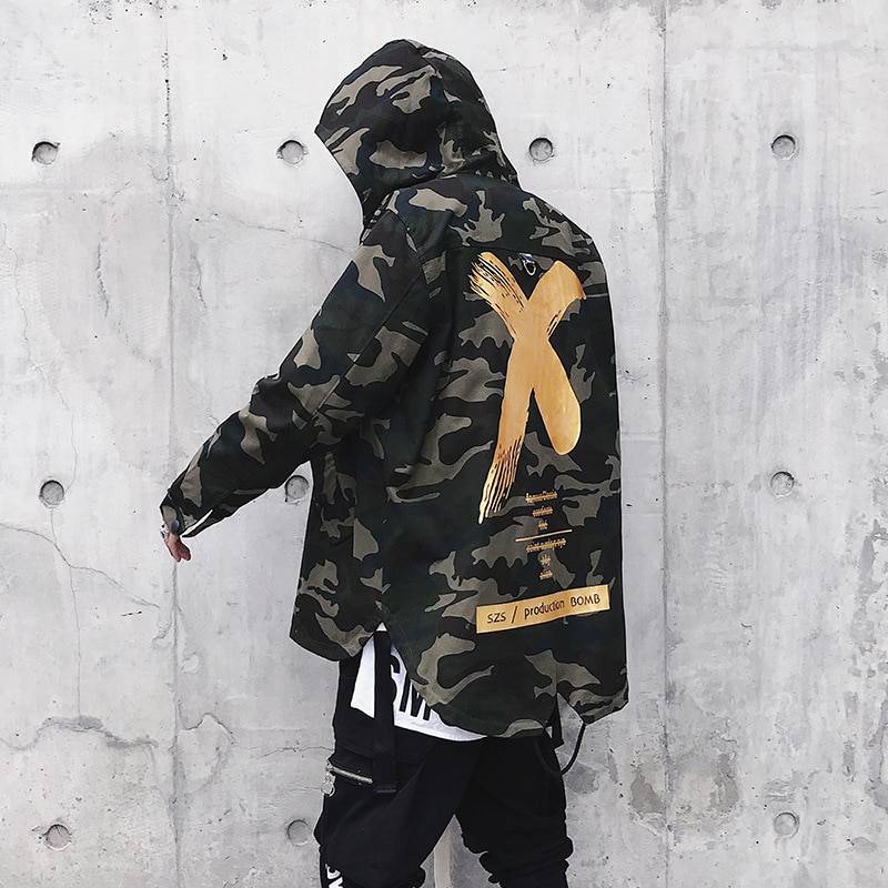 Crucifix Urban Hip Hop Streetwear Jacket - Yellow / XL - Jackets & Coats - Coats & Jackets - 1 - 2024