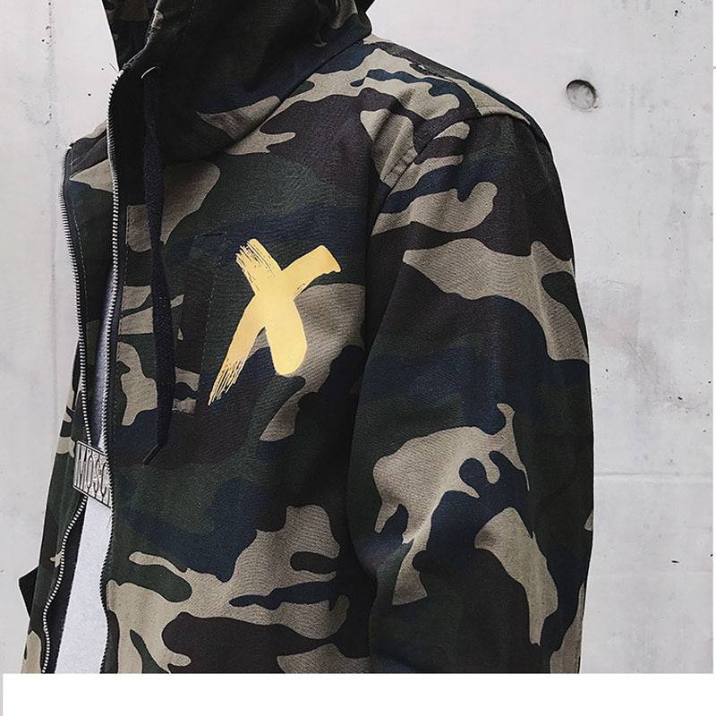 Crucifix Urban Hip Hop Streetwear Jacket - Yellow / XL - Jackets & Coats - Coats & Jackets - 12 - 2024