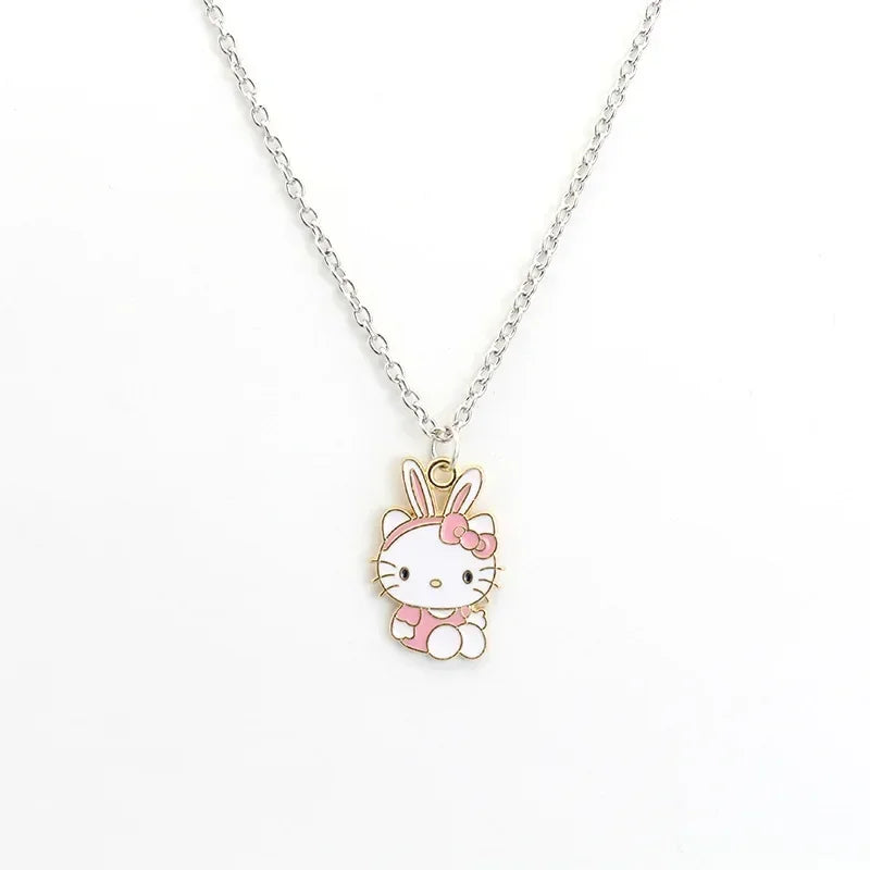 Elegant Hello Kitty Crystal Pendants - 37 Options - necklace 22 - All Products - Charms & Pendants - 30 - 2024