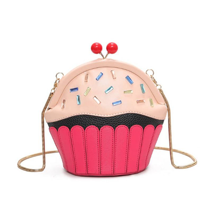 Cupcake Shaped Crossbody Bag - Cross body bag cute for sweet style