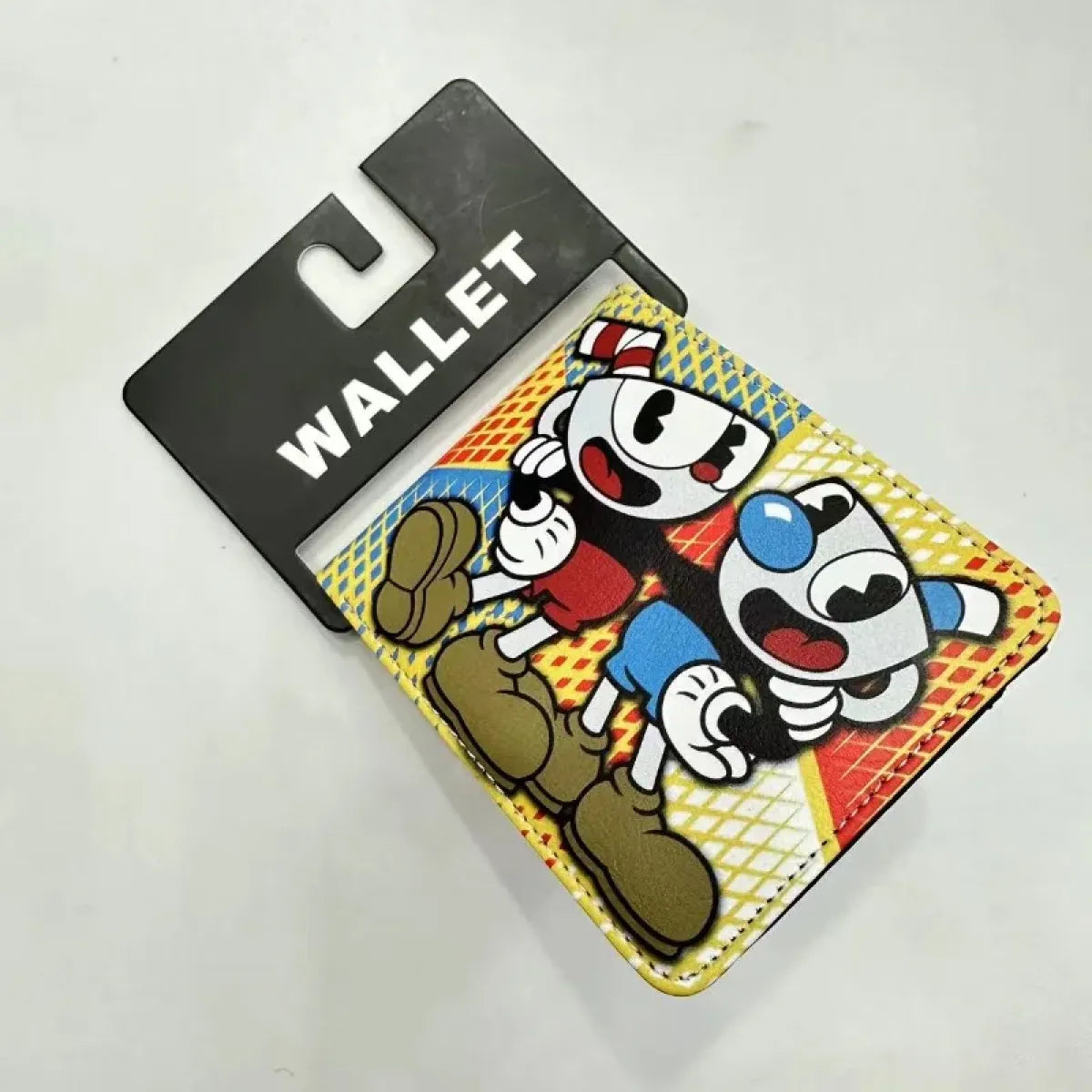 Cuphead PU Bifold Wallet with Card Holder - Women Bags & Wallets - Wallet - 2