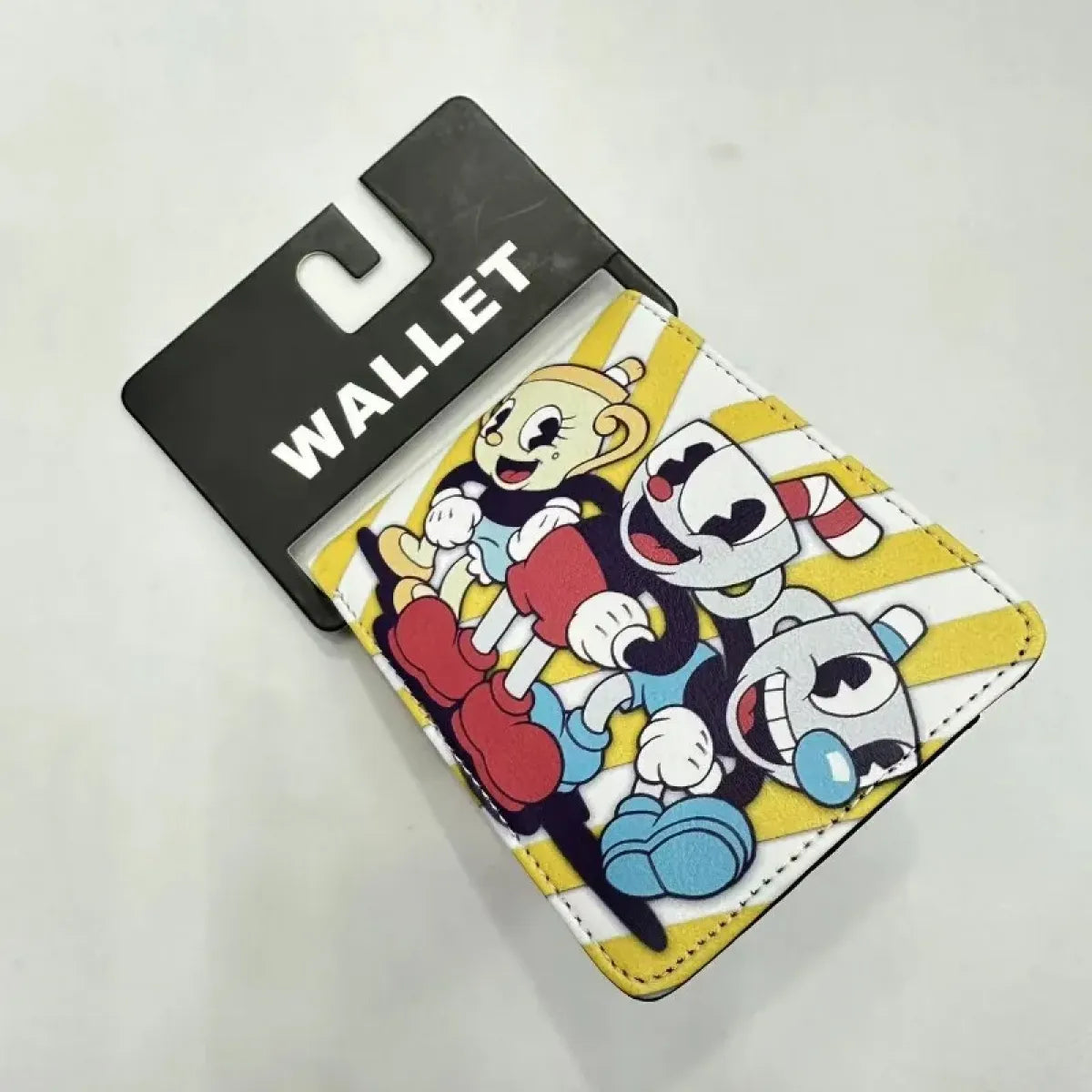 Cuphead PU Bifold Wallet with Card Holder - Women Bags & Wallets - Wallet - 4