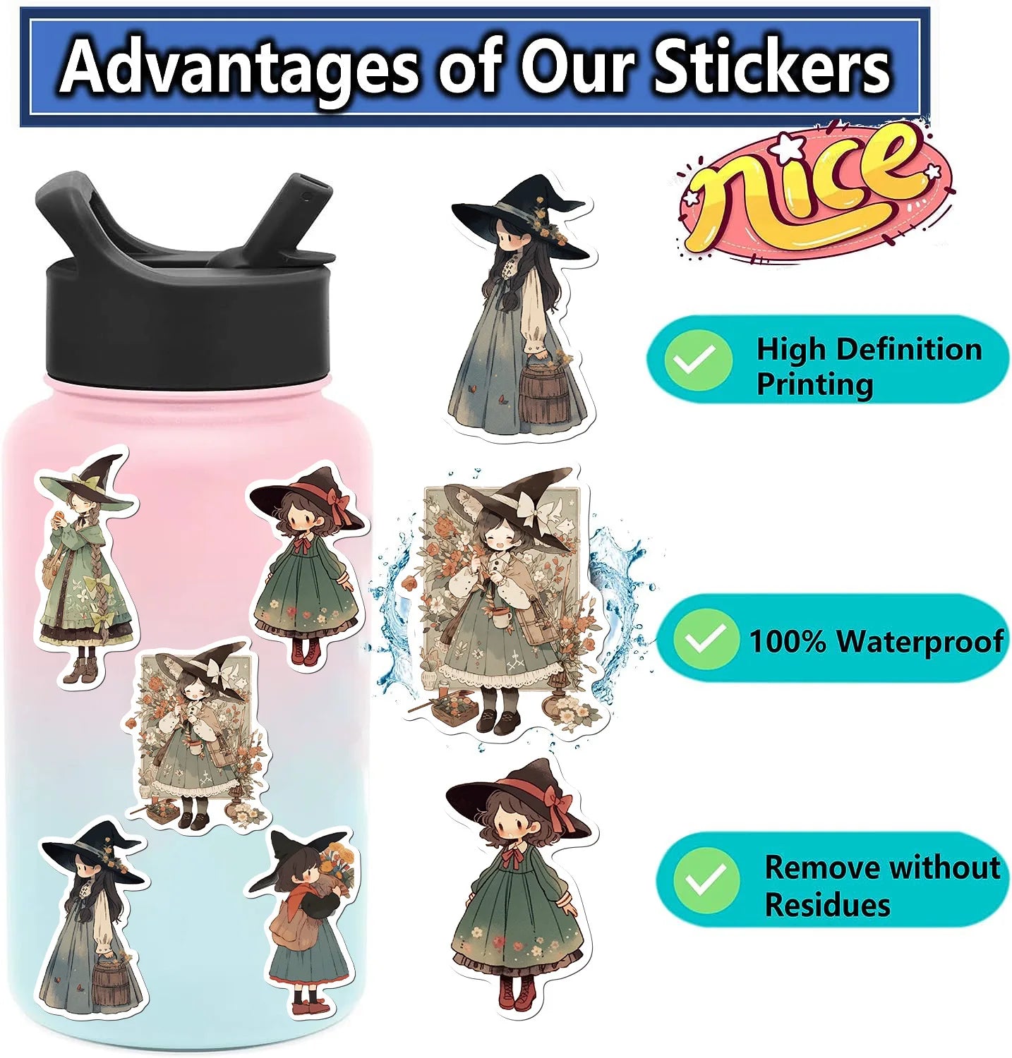 Cute Anime Sticker Pack - Anime - Decorative Stickers - 6 - 2024