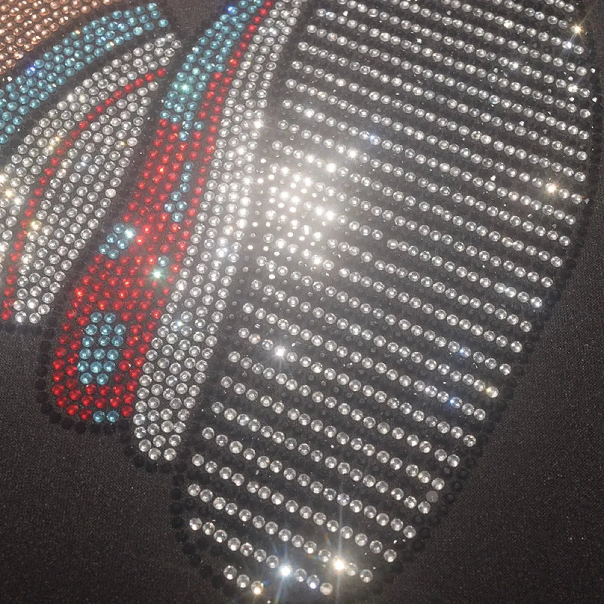 Cute Bear Cotton T-Shirt - Rhinestone Cartoon Top for Women - T-Shirts - 6