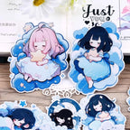 15pcs Cute Cartoon Journaling Stickers - Stickers - 1