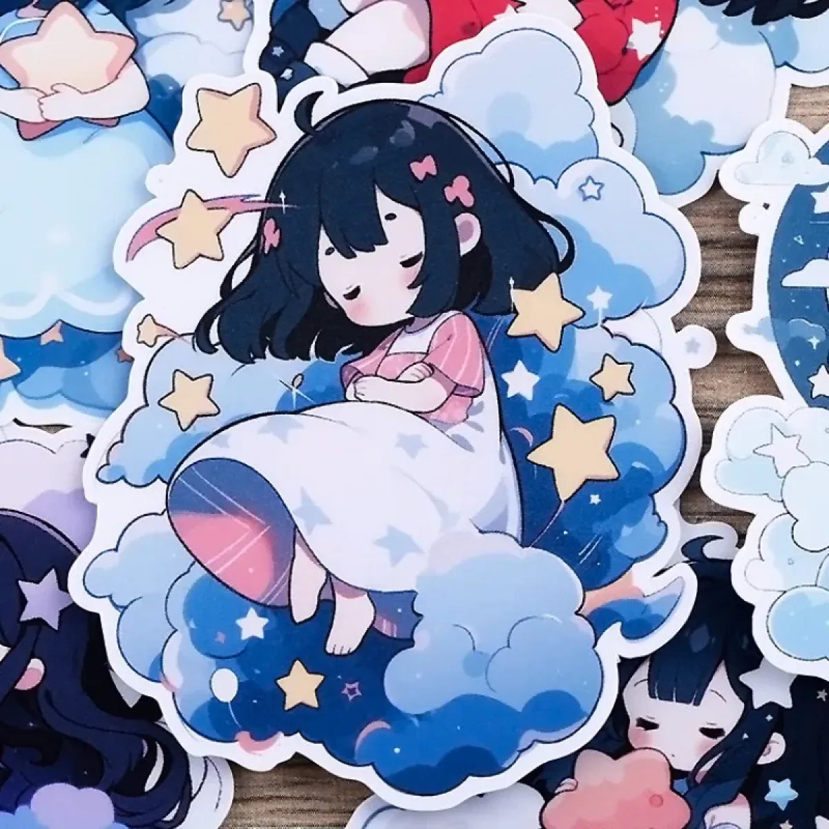 15pcs Cute Cartoon Journaling Stickers - Stickers - 2