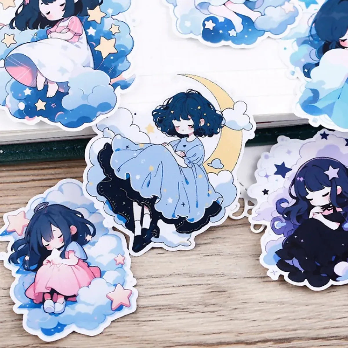 15pcs Cute Cartoon Journaling Stickers - Stickers - 3