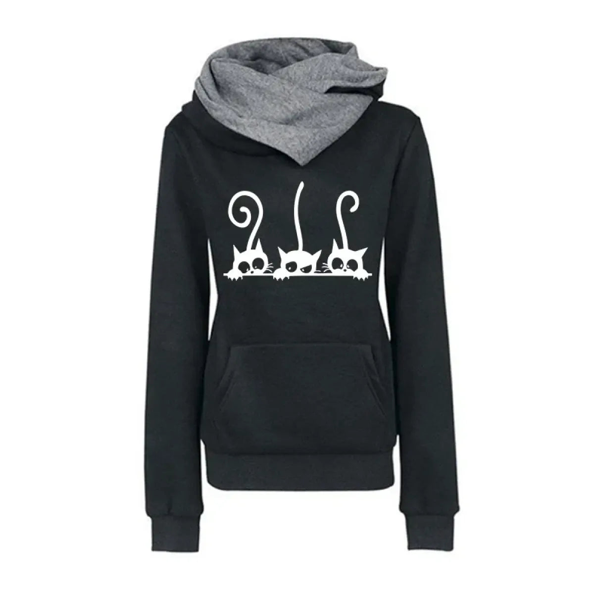 Cute Cat Hoodies for Women - Warm Autumn Winter Casual Sweatshirt - T-Shirts - 1