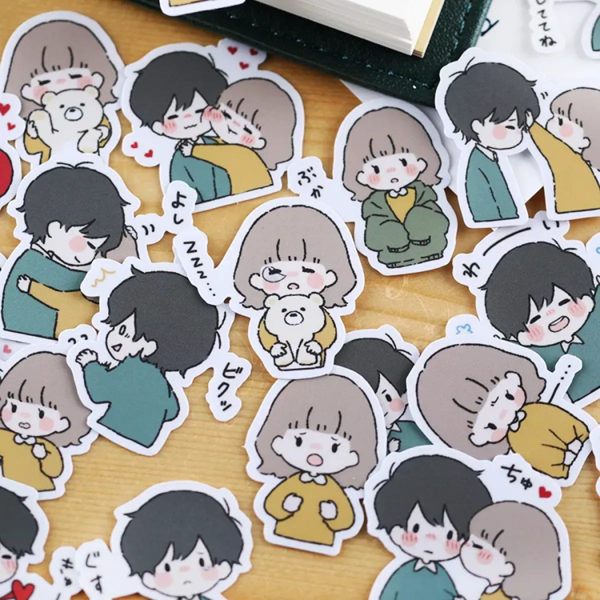 Cute Character Stickers for Handbook - DIY Photo Album Waterproof Decals - Stickers - 2