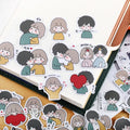 Cute Character Stickers for Handbook - DIY Photo Album Waterproof Decals - Stickers - 1