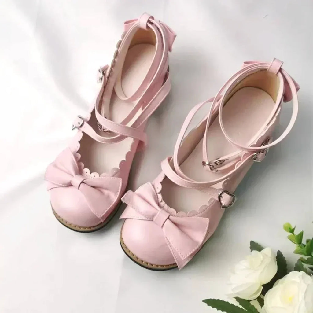 Cute Cross-Strap Flats - Princess Party Shoes - Accessories - 6