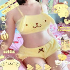 Cute Kawaii Animal Coral Fleece Lingerie Set for Women - Women’s Clothing & Accessories - Costume - 8