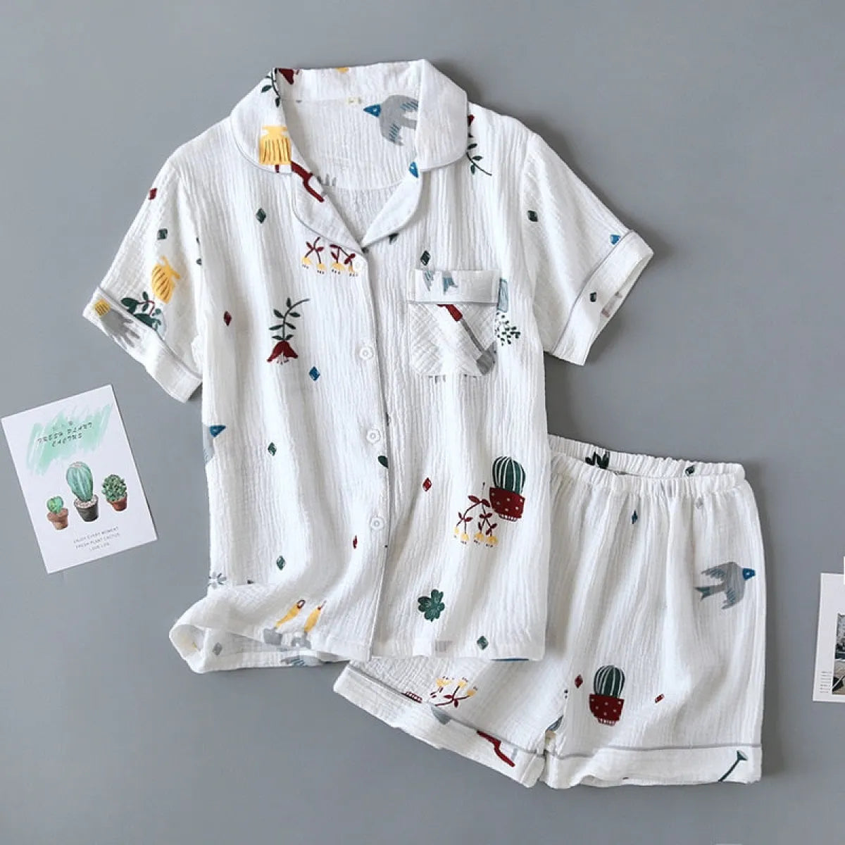 Cute Short Sleeve Home Pajamas - Best Sellers - 8