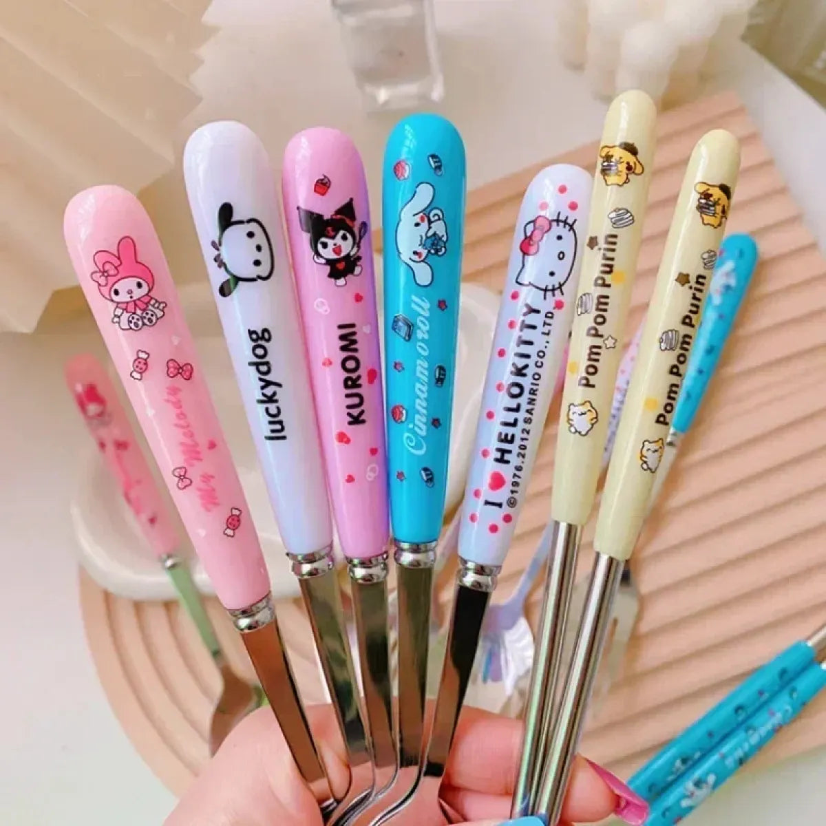 Sanrio Travel Cutlery Set with Fork & Spoon - Harajuku Style - 3