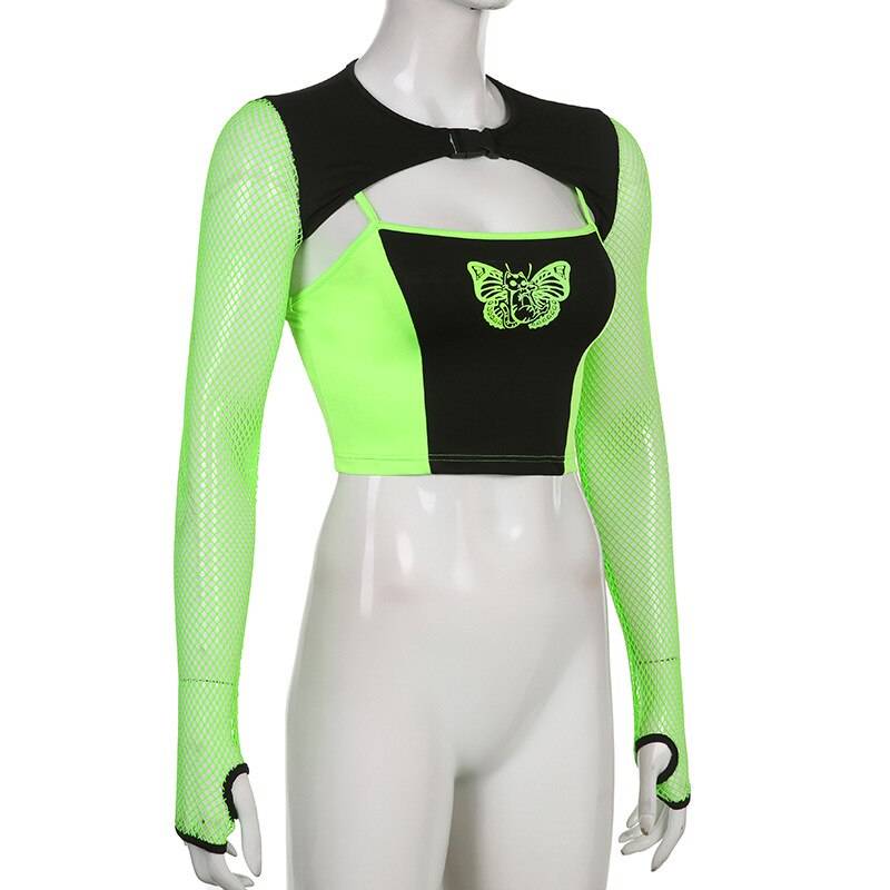 Cyber Goth 2 Piece Set - T-Shirts - Clothing - 11 - 2024