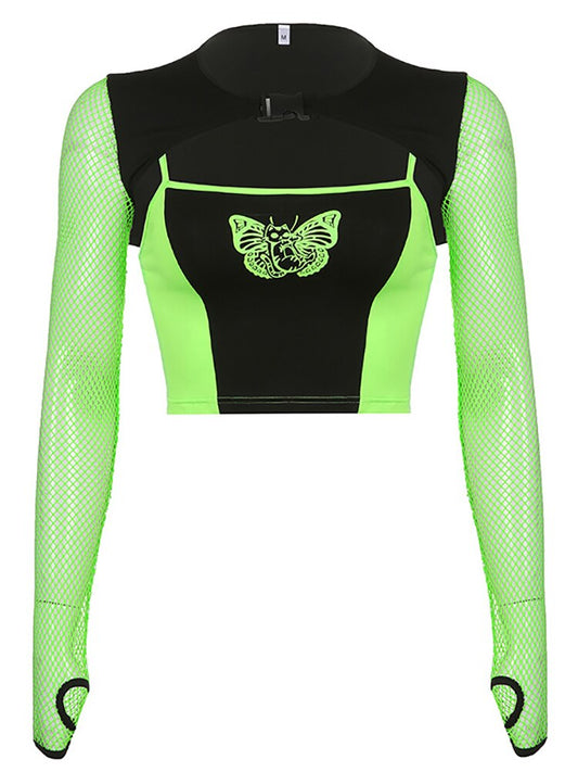 Cyber Goth 2 Piece Set - Green / S - T-Shirts - Clothing - 20 - 2024