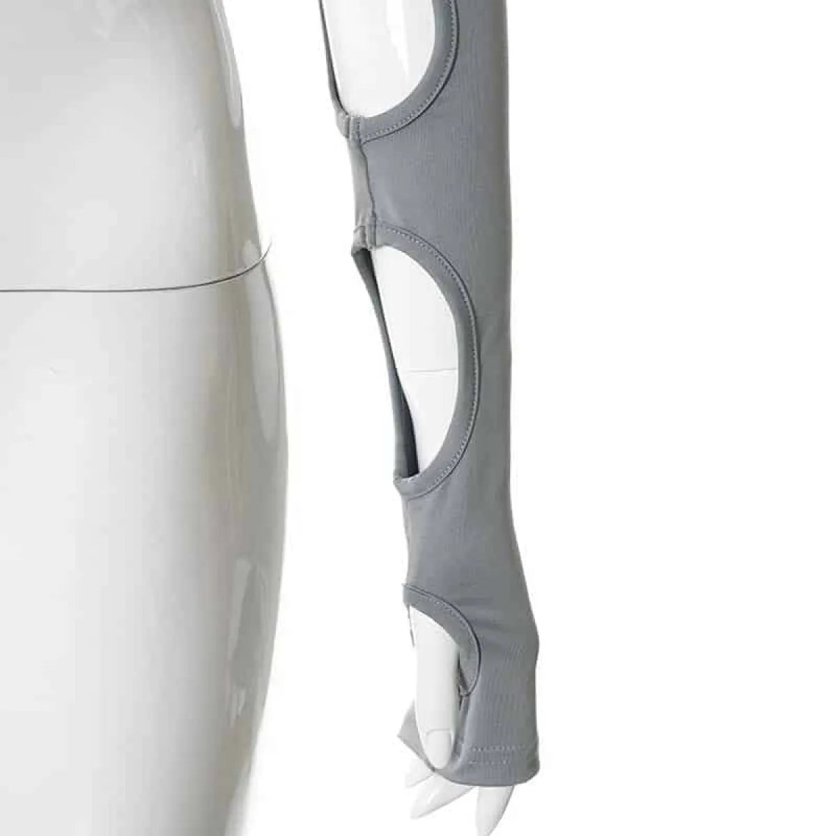 Cyber Punk Long Sleeve Crop Top - T-Shirts - 21