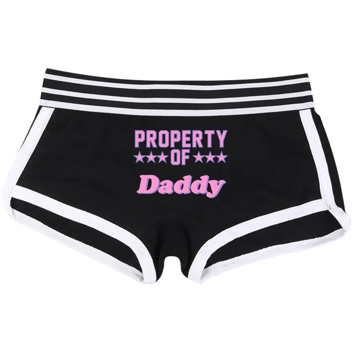 ’PROPERTY OF DADDY’ BoyShort - Cute Cotton Women’s Underwear - Women’s Clothing & Accessories - 1