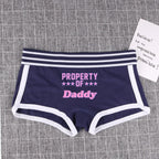 ’PROPERTY OF DADDY’ BoyShort - Cute Cotton Women’s Underwear - Women’s Clothing & Accessories - 11