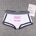 ’PROPERTY OF DADDY’ BoyShort - Cute Cotton Women’s Underwear - Women’s Clothing & Accessories - 7
