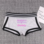 ’PROPERTY OF DADDY’ BoyShort - Cute Cotton Women’s Underwear - Women’s Clothing & Accessories - 10