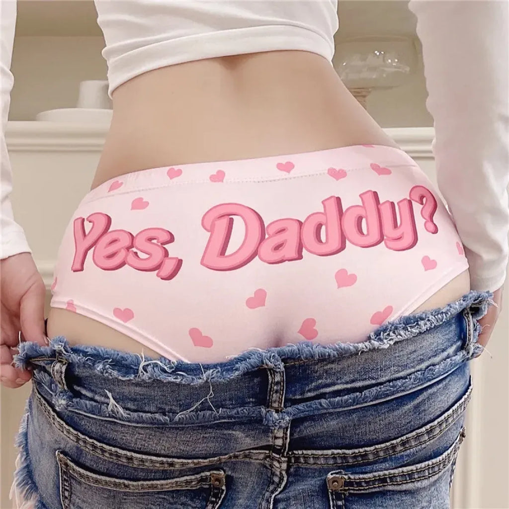 3D Print ’Yes Daddy’ Panties - Sexy Lingerie - Lingerie - 1