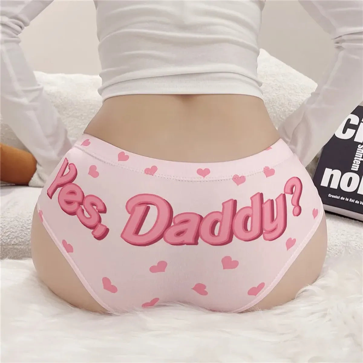 3D Print ’Yes Daddy’ Panties - Sexy Lingerie - Lingerie - 2