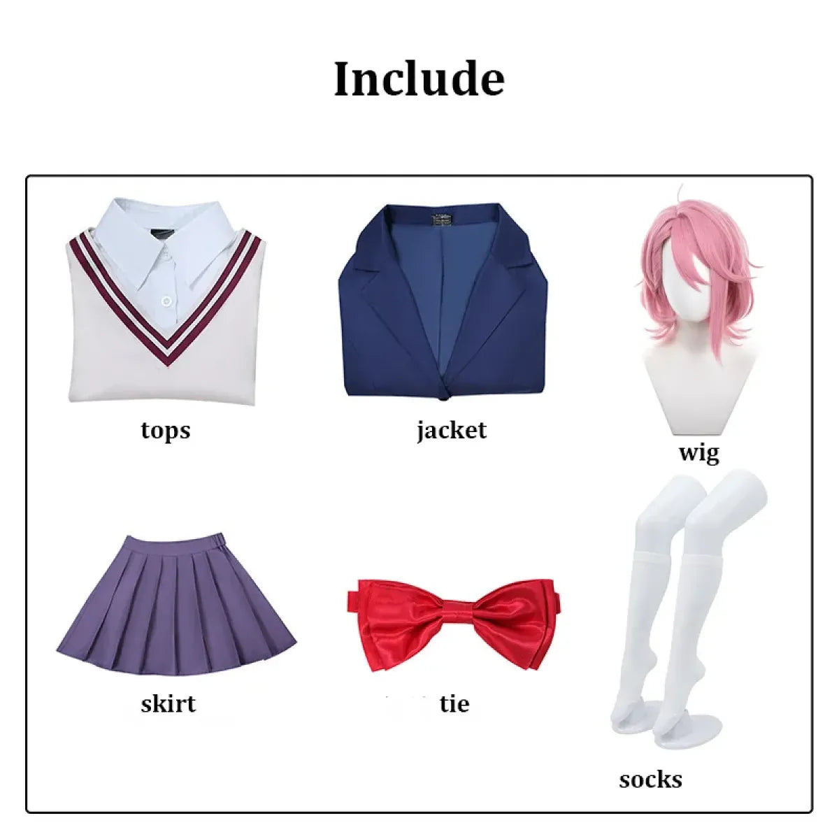 Aira Shiratori Dan Da Dan School Uniform Cosplay - Cosplay - Cosplay - 7