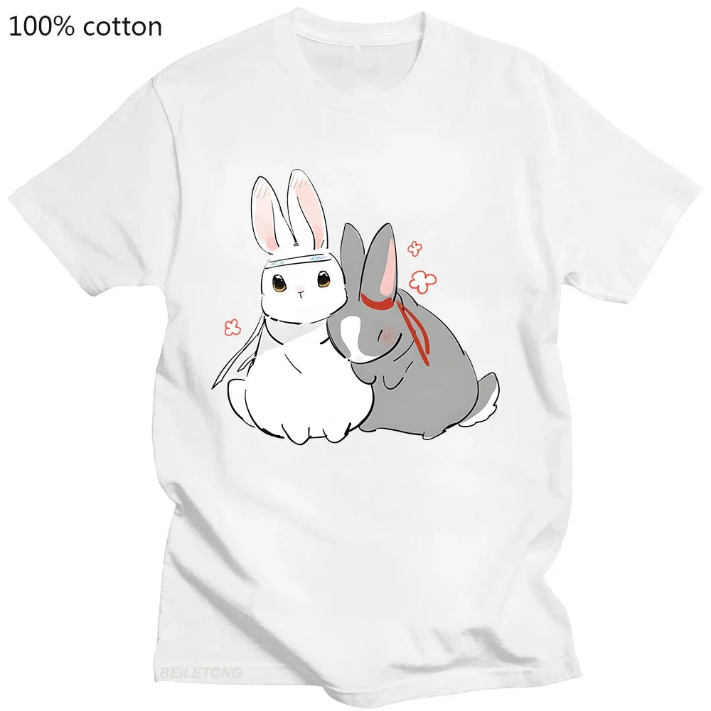 Mo Dao Zu Shi ’Lan Wangji & Wei Wuxian’ Kawaii Rabbit T-Shirt - T-Shirts - T-Shirts - 2024 - 2 - Worldwide Shipping