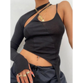 One Piece Crop Top - T-Shirts - 17