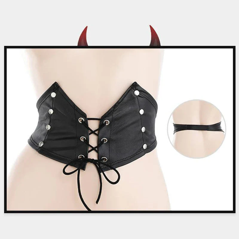 Dark Night Demon Wings Cosplay Lingerie Set - Black / One Size - Women’s Clothing & Accessories - Lingerie - 3 - 2024